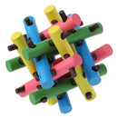 Wooden Intelligence Toy Kong Ming Lock Take out the Red Ball Brain Teaser Educational Toys for Kids Children
