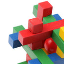Wooden Intelligence Toy Kong Ming Lock Ball in Jail Brain Teaser Educational Toys for Kids Children