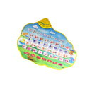 Magicdeal Kids Baby Crawling Educational Coordination Touch Play Russian Numbers Printed Musical Carpet Mat Blanket
