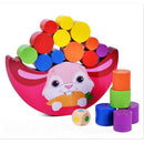 Wooden Rabbit Balance Blocks Stacking Game Preschool Educational Toys 1Set