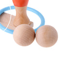 Wooden Fishing Game, Rings Toss Game, Bowling Games 3 GAMES in 1 Pack Toy