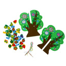 Wooden Fruits Tree Threading Beads Kids Lacing Activity Puzzle Toy Game