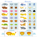 32 Pieces Kids Early Training Cognitive Card Puzzle Baby Toy Gift - Animals