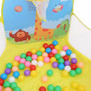Cartoon Yellow Quickly Pop up Play Tent Playpen Sea Ball Pit with Basketball Hoop Children Outdoor Toys