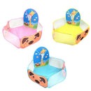 Cartoon Blue Quickly Pop up Play Tent Playpen Sea Ball Pit with Basketball Hoop Children Outdoor Toys