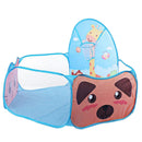 Cartoon Blue Quickly Pop up Play Tent Playpen Sea Ball Pit with Basketball Hoop Children Outdoor Toys