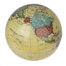 14cm Solar Powered Self Rotating World Globe Earth Map Geography Atlas Toys
