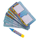 Kids/Baby Magic Coloring Doodle Water Drawing Painting Cards Board with Pen Toddler Developmental Toy Sea World