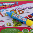 Children Kids Reusable Doodle Toy Water Drawing Book with Magic Pen Alphabet