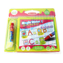Children Kids Reusable Doodle Toy Water Drawing Book with Magic Pen Alphabet