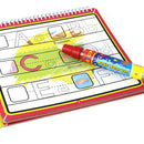 Children Kids Reusable Doodle Toy Water Drawing Book with Magic Pen Alphabet