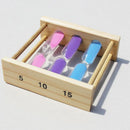 Three-In-One Wooden Hourglass Sandglass Sand Timer Clock 5+10+15 Minutes