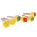 Thanksgiving Christmas Gifts Children Painting Tools DIY Handmade Sponge Stamper Seals Water Oil Paint Brush 6 Pieces/Set