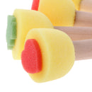 Thanksgiving Christmas Gifts Children Painting Tools DIY Handmade Sponge Stamper Seals Water Oil Paint Brush 6 Pieces/Set