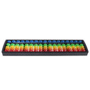 Multicolor 17 Rods Plastic Portable Abacus Arithmetic Tool Number Counting