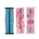 Creative Cute Cookie Nut Macaroon Pattern Pencil Pen Case Makeup Bag Zipper Pouch Stationery for Boys Girls Adult School Apply