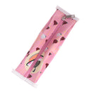 Cute Nut Pattern Pencil Case Bag Pen Case Leather Zipper Makeup Cosmetic Pouch Stationary School Supplies