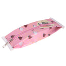 Cute Nut Pattern Pencil Case Bag Pen Case Leather Zipper Makeup Cosmetic Pouch Stationary School Supplies