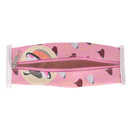 Cute Nut Pattern Pencil Case Bag Pen Case Leather Zipper Makeup Cosmetic Pouch Stationary School Supplies
