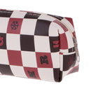 Assorted Pattern PU Leather Print Plaid Zip Pencil Holder Case Box Cosmetic Pouch Bag Student Kids Gift Accessory