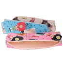 Assorted Pattern PU Leather Print Carton Clown Zip Pencil Case Box Cosmetic Pouch Bag Student Kids Gift Accessory