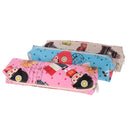 Assorted Pattern PU Leather Print Carton Clown Zip Pencil Case Box Cosmetic Pouch Bag Student Kids Gift Accessory