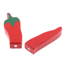Pretend Role Play Food Vegetable Wooden Pepper Magnetic Connected Kids Toys