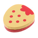 Pretend Role Play Food Strawberry Cookies Wooden Magnetic Connected Kids Toy
