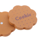 Pretend Role Play Fake Food Cookies Wooden Magnetic Connected Kids Toys