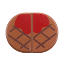Pretend Role Play Food Meat Beef Steak Wooden Magnetic Connected Kids Toys