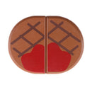 Pretend Role Play Food Meat Beef Steak Wooden Magnetic Connected Kids Toys