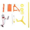 DIY Assembled Science Physical Experiment Model Set Electrical Wind Car Kids Educational Toy Gift