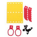 Educational Creative DIY Assembled Plastic Machine Hand Scientific Experiment Mechanics Kits Children Toy