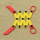 Educational Creative DIY Assembled Plastic Machine Hand Scientific Experiment Mechanics Kits Children Toy