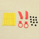 Educational Creative DIY Assembled Plastic Machine Hand Scientific Experiment Mechanics Kits Children Toy