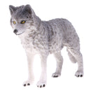 Lifelike Cute Nature Wild Animal Model Figurine Action Figures Kids Playset Toy Gray Wolf