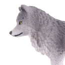 Lifelike Cute Nature Wild Animal Model Figurine Action Figures Kids Playset Toy Gray Wolf