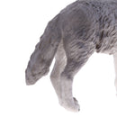 Lifelike Nature Wild Animal Model Figurine Action Figures Kids Playset Toy Gray Wolf