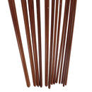 13 Pieces Artists Paint Brushes Set Wooden Handle Nylon Hair Flat Shader
