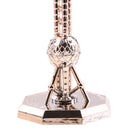 18CM Alloy Oriental Pearl Tower Building Model Desktop Home Ornament Souvenir Champagne