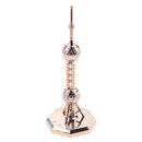 18CM Alloy Oriental Pearl Tower Building Model Desktop Home Ornament Souvenir Champagne