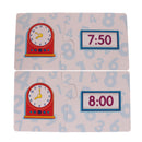 30 Sets Cognitive Card Puzzles Match Time Jigsaw Kids Educational Preschool Toys