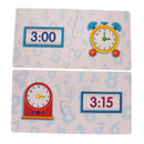 30 Sets Cognitive Card Puzzles Match Time Jigsaw Kids Educational Preschool Toys
