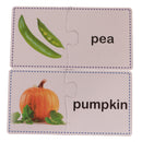 30 Sets Vegetables Cognitive Card Puzzles Self-Correcting Jigsaw Baby Learning Funny Toy Games