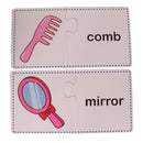30 Sets Daily Things Cognitive Card Puzzle Self-Correcting Jigsaws Kids Early Learning Preschool Toys Funny Games