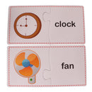 30 Sets Daily Things Cognitive Card Puzzle Self-Correcting Jigsaws Kids Early Learning Preschool Toys Funny Games