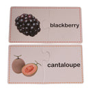 30 Sets Cognitive Card Puzzles Match Fruits Jigsaws Kids Early Educational Preschool Brain Training Toys