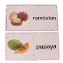 30 Sets Cognitive Card Puzzles Match Fruits Jigsaws Kids Early Educational Preschool Brain Training Toys