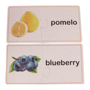 30 Sets Cognitive Card Puzzles Match Fruits Jigsaws Kids Early Educational Preschool Brain Training Toys