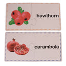 30 Sets Cognitive Card Puzzles Match Fruits Jigsaws Kids Early Educational Preschool Brain Training Toys